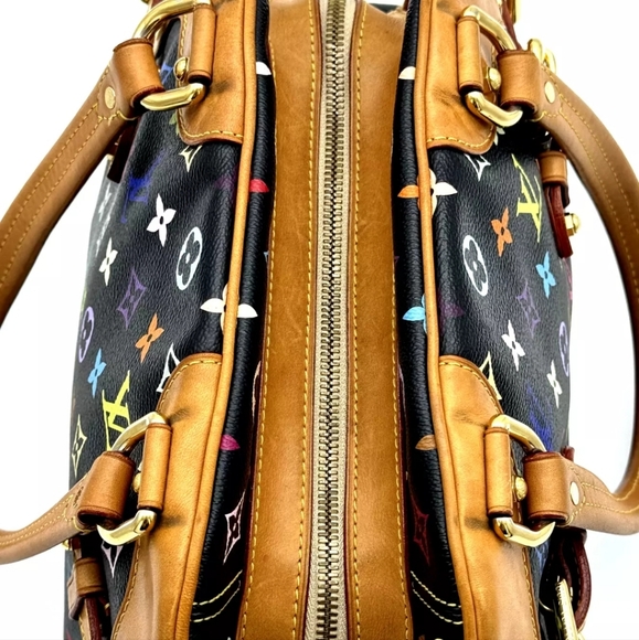 Louis Vuitton Hand Bag Claudia Black Monogram Multicolor CE0142 - Picture 12 of 16